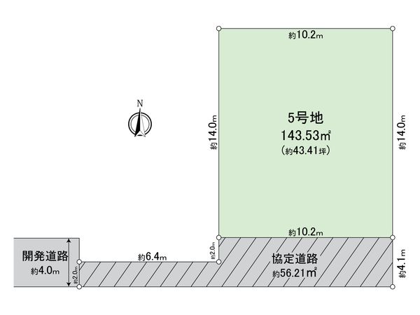 一宮市今伊勢町馬寄 5号地 区画図 一宮市今伊勢町馬寄 5号地 区画図