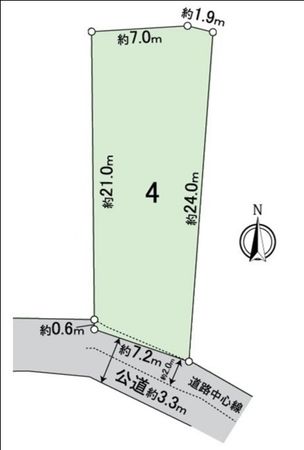 一宮市今伊勢町馬寄 4号地 区画図 一宮市今伊勢町馬寄 4号地 区画図