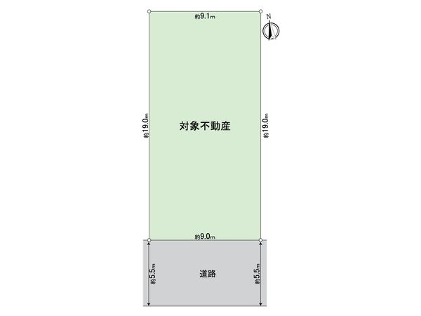 岐阜市長良有明町2丁目 土地 区画図 岐阜市長良有明町2丁目 土地 区画図