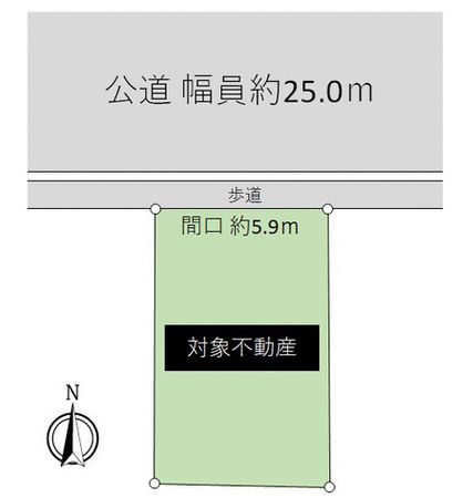 一宮市大宮3丁目 土地 区画図