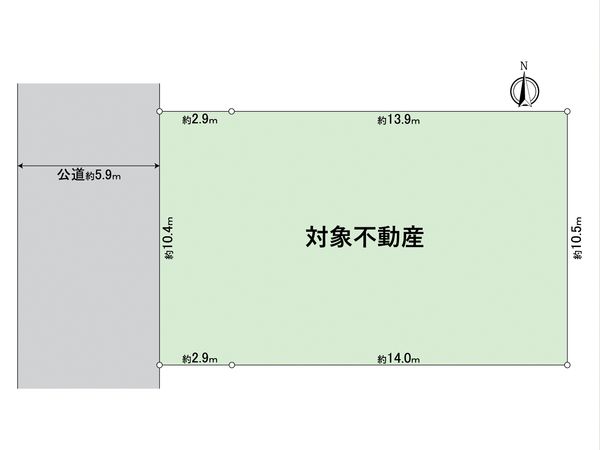 稲沢市長野1丁目 土地 区画図 稲沢市長野1丁目 土地 区画図