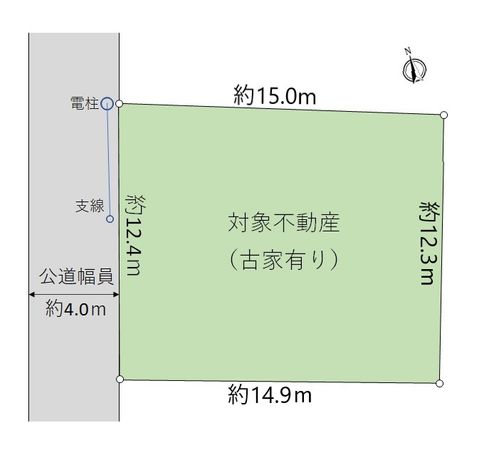 一宮市春明字東張渕 土地 区画図