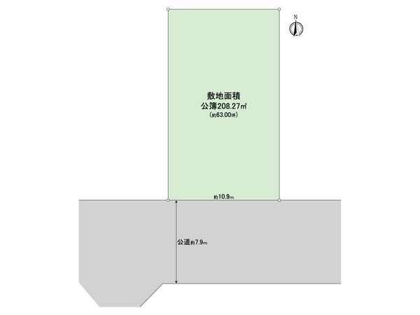 稲沢市正明寺1丁目 土地 区画図 稲沢市正明寺1丁目 土地 区画図