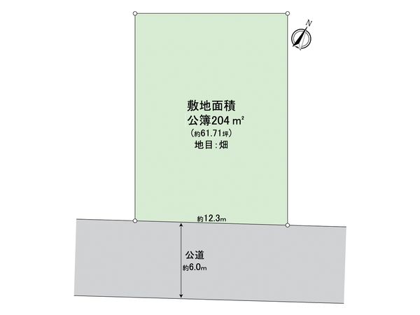 稲沢市陸田宮前1丁目 土地 区画図