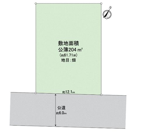 稲沢市陸田宮前1丁目 土地 区画図 稲沢市陸田宮前1丁目 土地 区画図