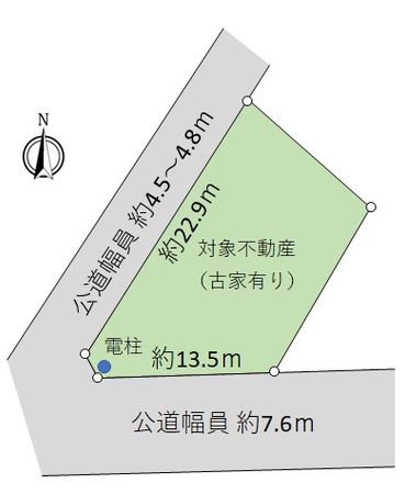 一宮市浅井町極楽寺 土地 区画図 一宮市浅井町極楽寺 土地 区画図