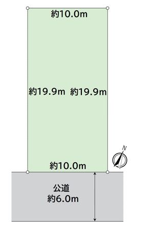 一宮市多加木5丁目 土地 区画図 一宮市多加木5丁目 土地 区画図