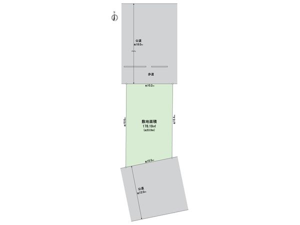 一宮市平和3丁目 土地 区画図 一宮市平和3丁目 土地 区画図