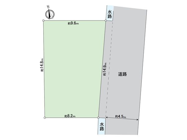 岐阜市水海道3丁目 土地 区画図 岐阜市水海道3丁目 土地 区画図