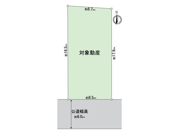 稲沢市長野2丁目 土地 区画図 稲沢市長野2丁目 土地 区画図