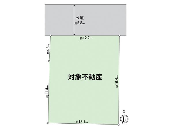 一宮市木曽川町黒田六ノ通り 土地 区画図 一宮市木曽川町黒田六ノ通り 土地 区画図