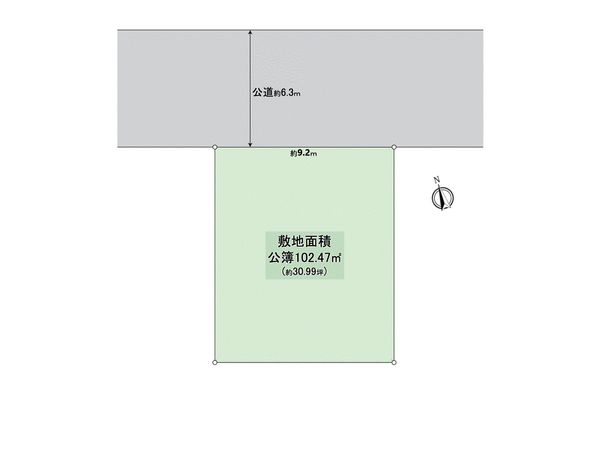 稲沢市奥田神ノ木町 区画図 稲沢市奥田神ノ木町 区画図
