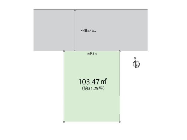 稲沢市奥田神ノ木町 区画図 稲沢市奥田神ノ木町 区画図