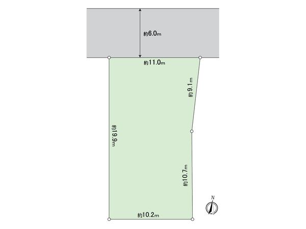 岐阜市正木南一丁目 土地 区画図 岐阜市正木南一丁目 土地 区画図