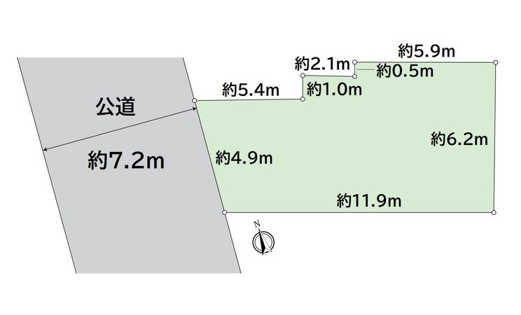 岐阜市松鴻町1丁目 土地 区画図 岐阜市松鴻町1丁目 土地 区画図