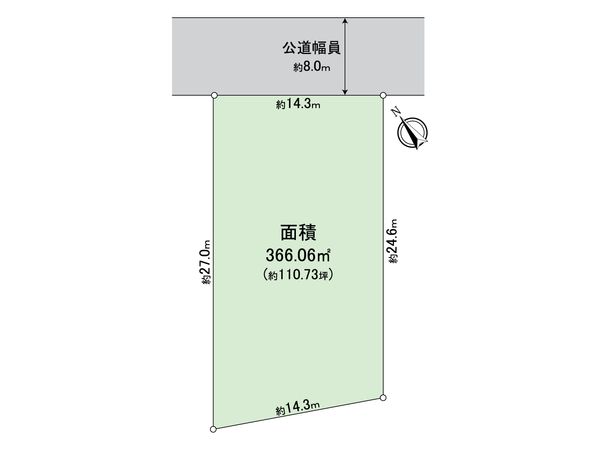 江南市古知野町 土地 区画図 江南市古知野町 土地 区画図