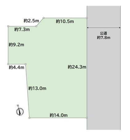 一宮市泉2丁目 土地 区画図