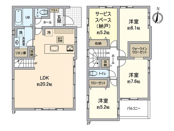 稲沢市稲沢町 間取図(平面図) 間取図(平面図)
