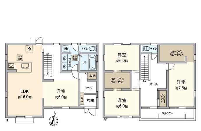 一宮市大和町妙興寺 戸建 間取図(平面図) 間取図(平面図)