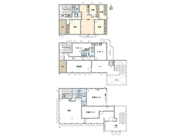 岩倉市中央町3丁目 間取図(平面図) 岩倉市中央町3丁目 間取図(平面図)