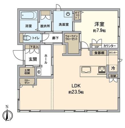 一宮市北方町曽根 戸建 間取図(平面図) 一宮市北方町曽根 戸建 間取図(平面図)