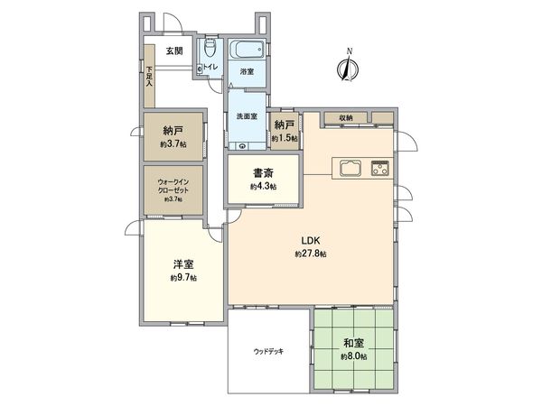 岐阜市正木南一丁目 戸建 間取図(平面図) 岐阜市正木南一丁目 戸建 間取図(平面図)