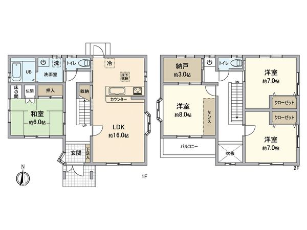 一宮市森本5丁目 戸建 間取図(平面図) 一宮市森本5丁目 戸建 間取図(平面図)