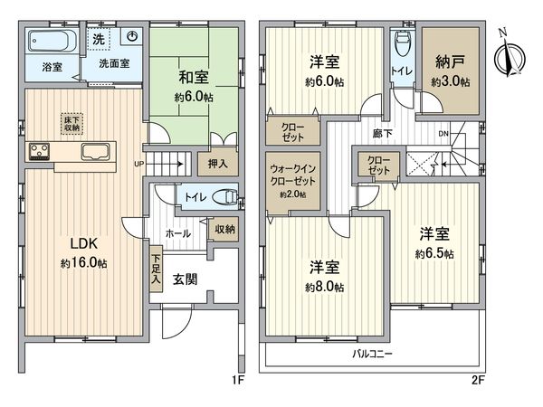 稲沢市奥田酒伊町 間取図(平面図) 間取図(平面図)