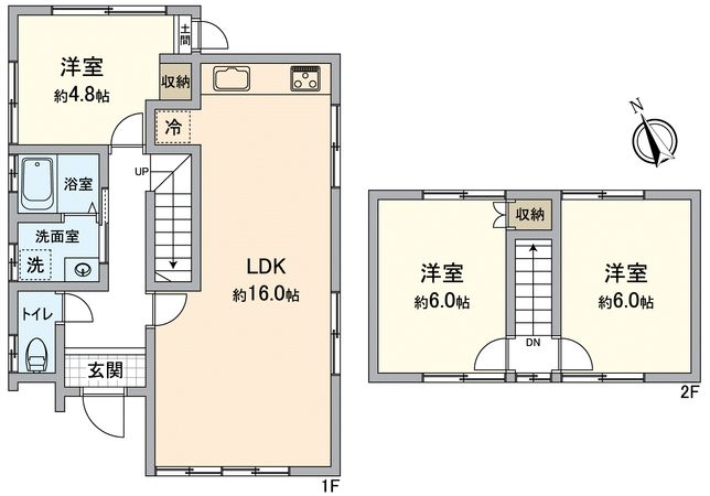 一宮市古見町 戸建 間取図(平面図) 間取図(平面図)