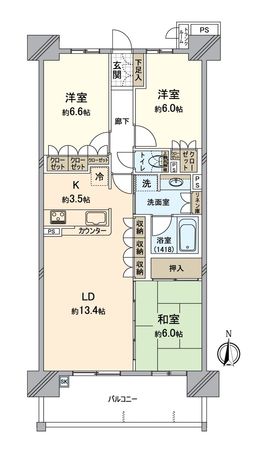 アトレ国府宮グレイシア 間取図(平面図)