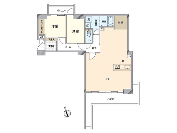 ザ・スクエア国府宮 2 間取図(平面図) ザ・スクエア国府宮 2 間取図(平面図)