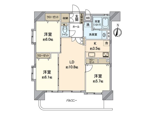間取図(平面図)