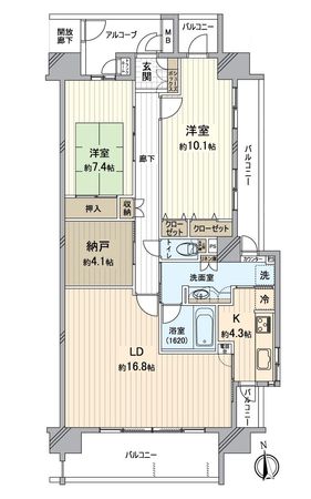 エムズシティ一宮グランステージ 間取図(平面図)