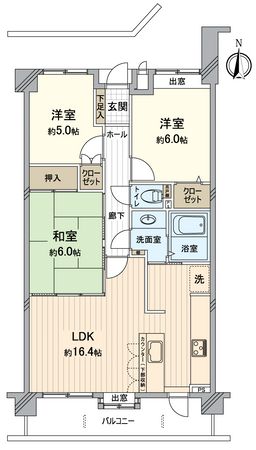 シャトレ愛松一宮Ⅵ 間取図(平面図) シャトレ愛松一宮Ⅵ 間取図(平面図)