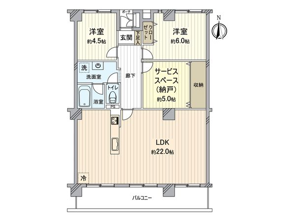 一宮サンハイツ 間取図(平面図)
