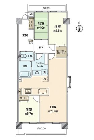 宝マンション一宮 間取図(平面図) 宝マンション一宮 間取図(平面図)