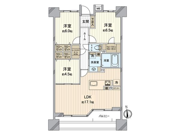 リーデンススクエア一宮 間取図(平面図) 間取図(平面図)