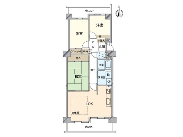 ライオンズマンション国府宮 間取図(平面図)