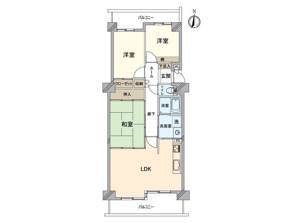 ライオンズマンション国府宮 間取図(平面図)