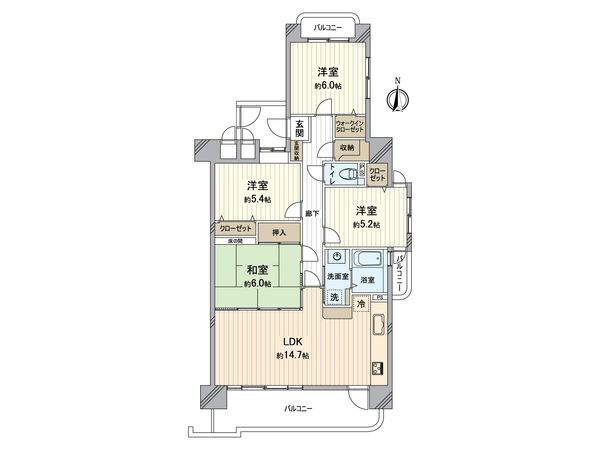 シャトレ愛松岐阜 間取図(平面図) シャトレ愛松岐阜 間取図(平面図)