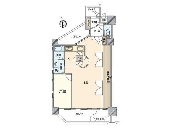 ダイアパレス江南駅前 間取図(平面図)