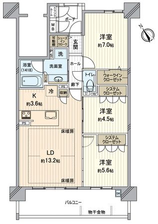 間取図(平面図)