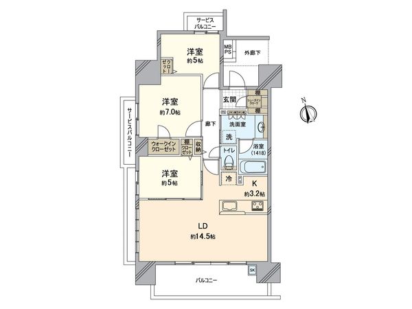 間取図(平面図)
