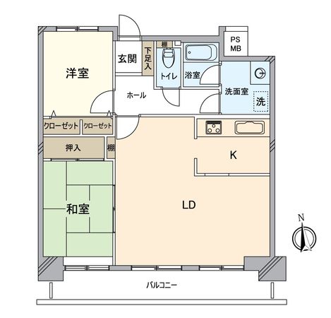 エスポア一宮Ⅱ 間取図(平面図) 間取図(平面図)