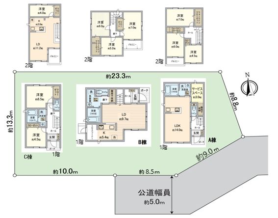 大垣市長沢町1丁目 中古戸建3棟 室内 大垣市長沢町1丁目 中古戸建3棟 室内