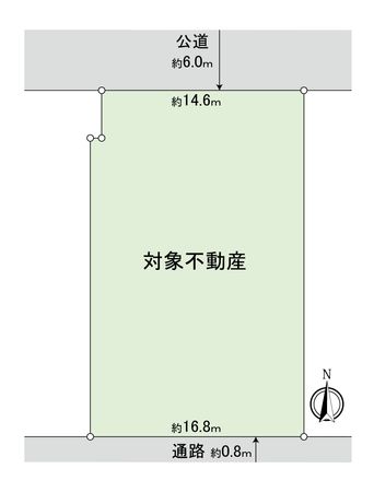 岩倉市稲荷町稲荷 土地 区画図