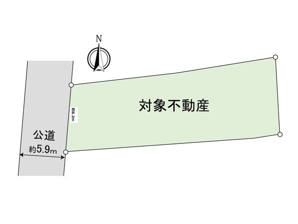 犬山市大字犬山字西大門先 土地 区画図 犬山市大字犬山字西大門先 土地 区画図