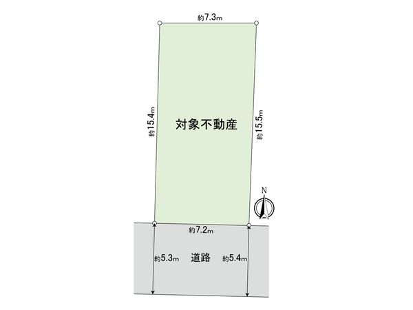 西区上堀越町2丁目 区画図 西区上堀越町2丁目 区画図