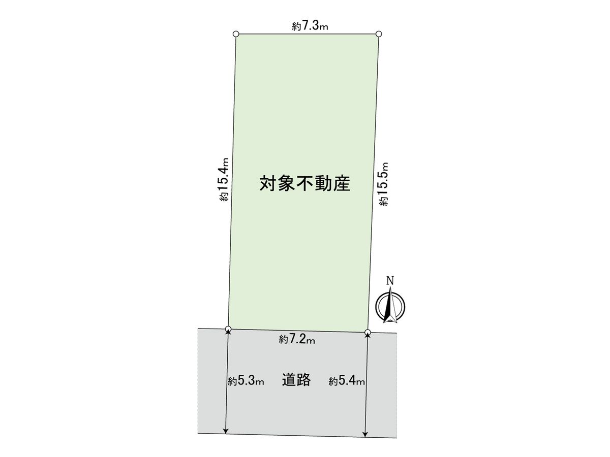 西区上堀越町2丁目 区画図 区画図