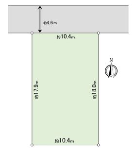 北名古屋市久地野河原 土地 区画図